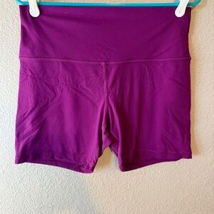 lululemon athletica Women's Vibrant Align Purple Bike Shorts - Size 12